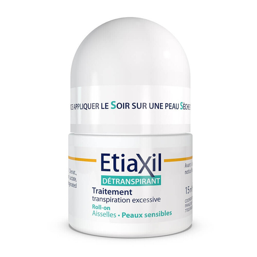 Etiaxil Detraspirant Roll-on for Underarms Sensitive Skin 15ml Etiaxil Detraspirant Roll-on for Underarms Sensitive Skin 15ml