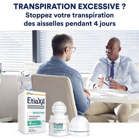 Etiaxil Detraspirant Roll-on für Achseln empfindliche Haut 15ml