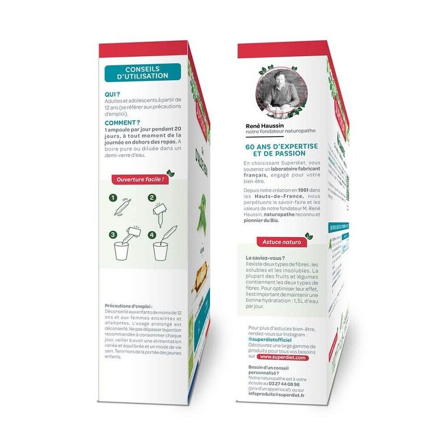 Superdieet Aloë Vera Bio Slijm 10 Injectieflacons 15ml Superdieet Aloë Vera Bio Slijm 10 Injectieflacons 15ml