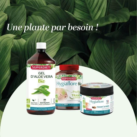 Superdiet Aloe Vera Organic Mucilage 10 Viales 15ml