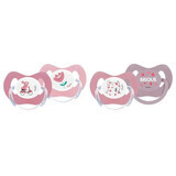 Dodie Fysiologische fopspenen van silicone 18 maanden en ouder x2