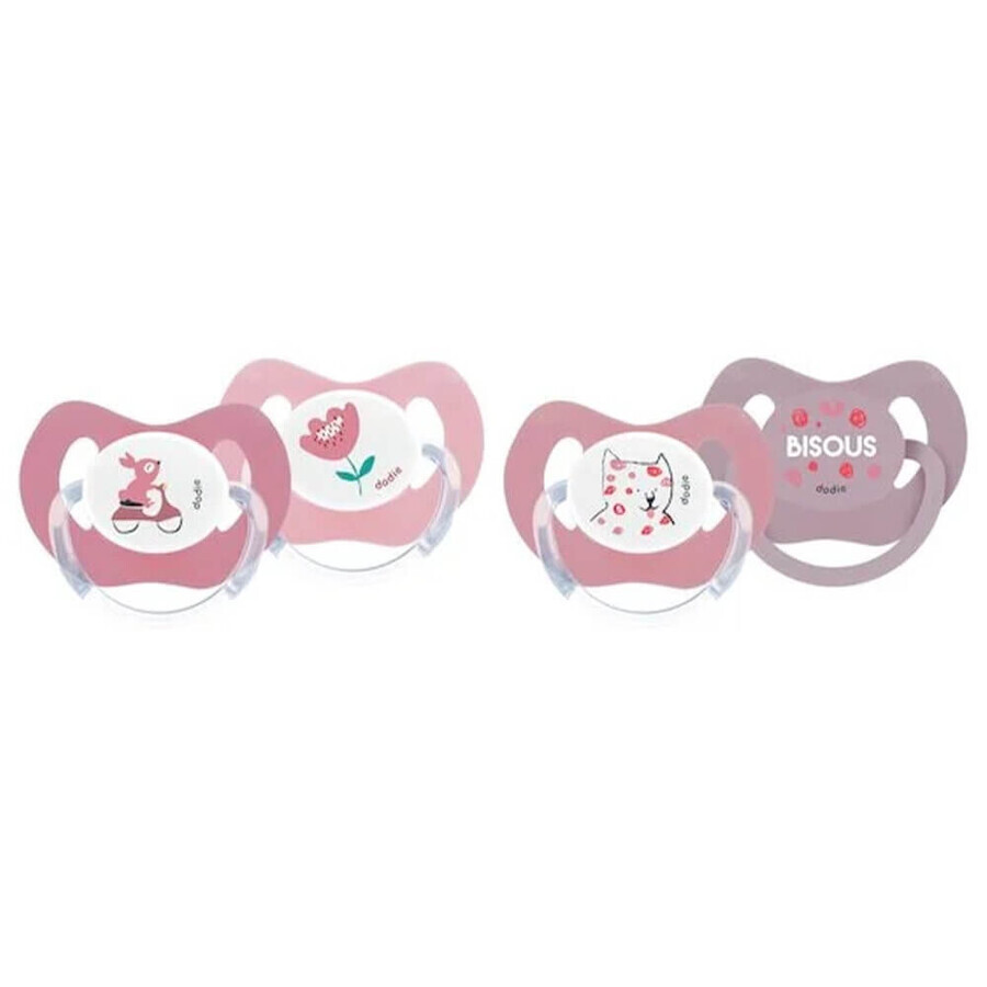 Buy Dodie Physiological silicone soothers 18 months and Plus x2 Dodie Physiological silicone soothers 18 months and Plus x2