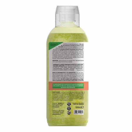 Naturancia [aloevera]2 Zuccari Nutri Zuiver Aloë Vera Sap met Perzik Smaak 1 liter