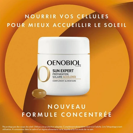 Oenobiol Zon Expert Versnelde Zon Voorbereiding 15 capsules