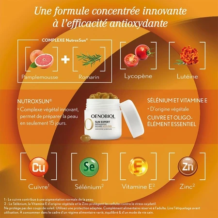 Oenobiol Zon Expert Versnelde Zon Voorbereiding 15 capsules