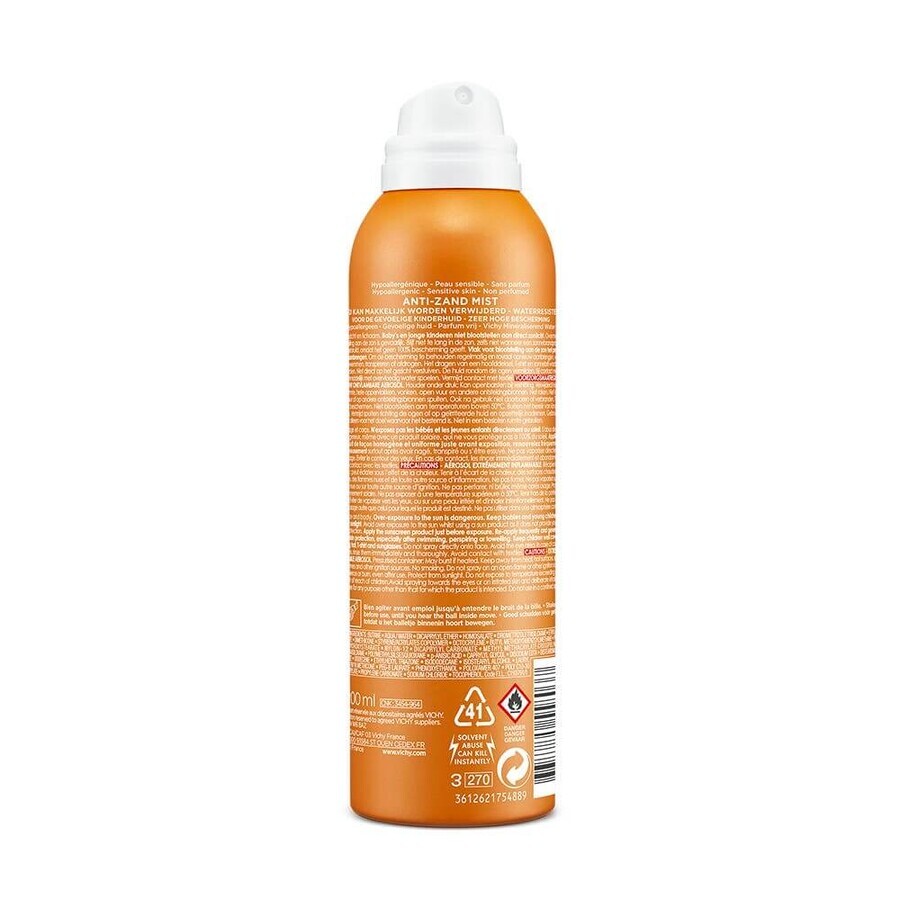 Vichy Ideal Soleil Bruma antiarena para niños Spf50+ 200 ml Vichy Ideal Soleil Bruma antiarena para niños Spf50+ 200 ml