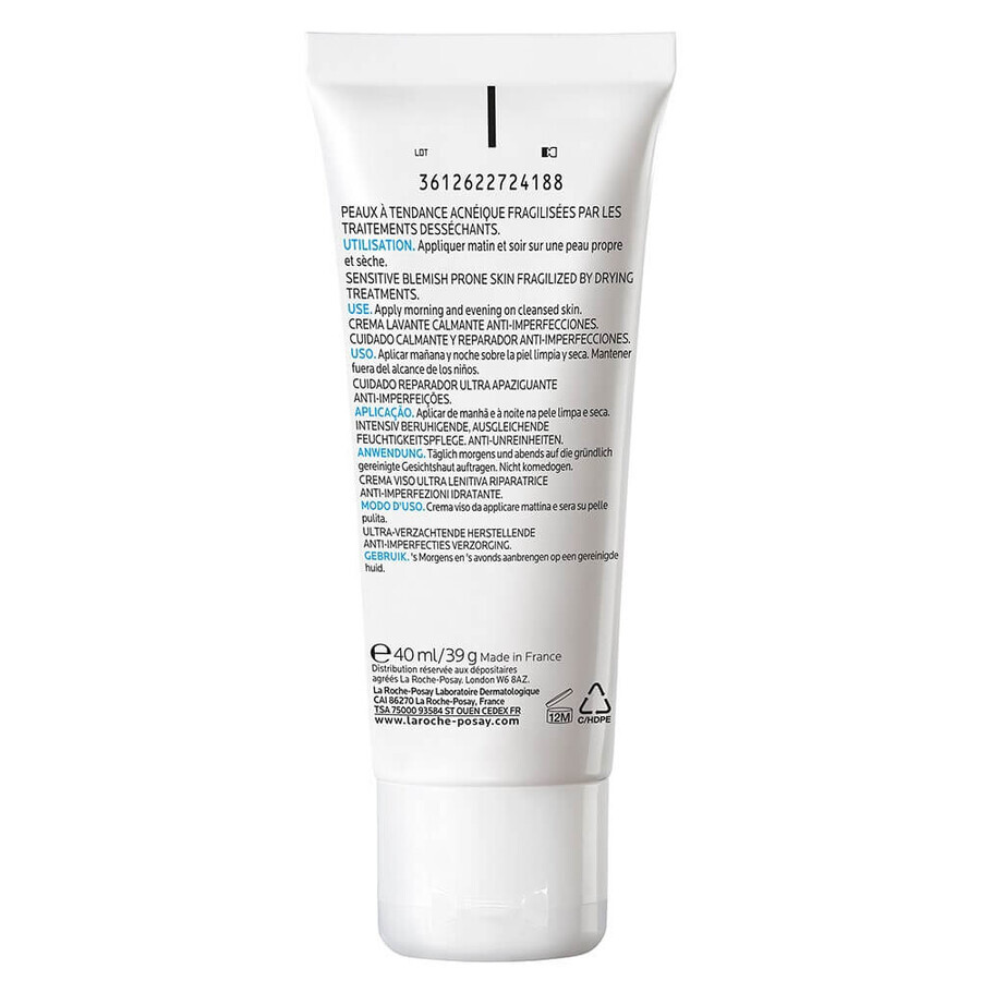 La Roche-Posay Effaclar Reparador Calmante iso-bioma 40 ml