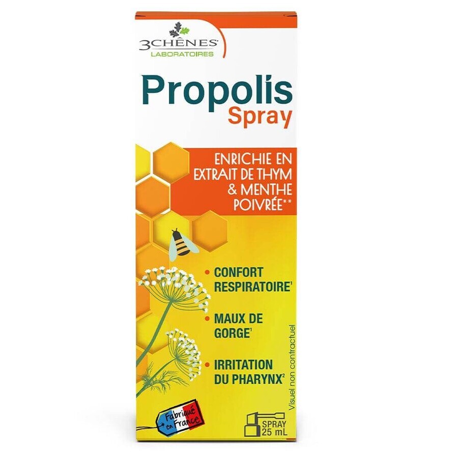 Winkel op 3 Chênes Propolis Keelspray 25ml 3 Chênes Propolis Keelspray 25ml