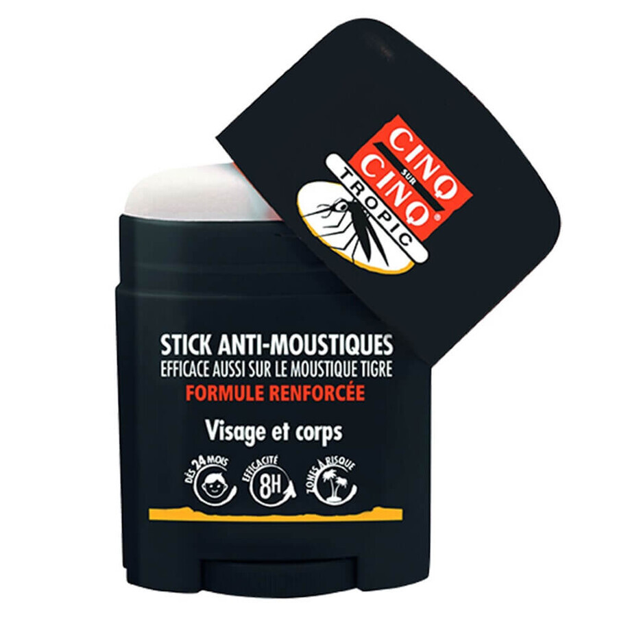 Shop Cinq Sur Cinq Tropic Anti-Moskito-Stick für Gesicht und Körper ab 24 Monaten 20ml Cinq Sur Cinq Tropic Anti-Moskito-Stick für Gesicht und Körper ab 24 Monaten 20ml