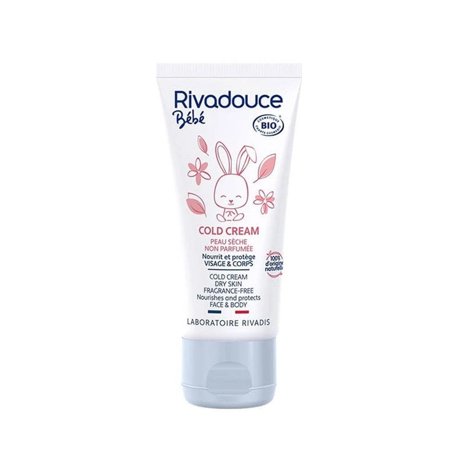 Rivadouce Baby Cold Cream Organic Face and Body 50ml