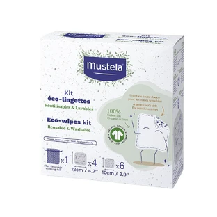Mustela Toallitas ecológicas reutilizables y lavables kit x10