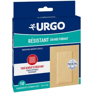 Urgo Large Size Resistant Dressings 10x7cm x10