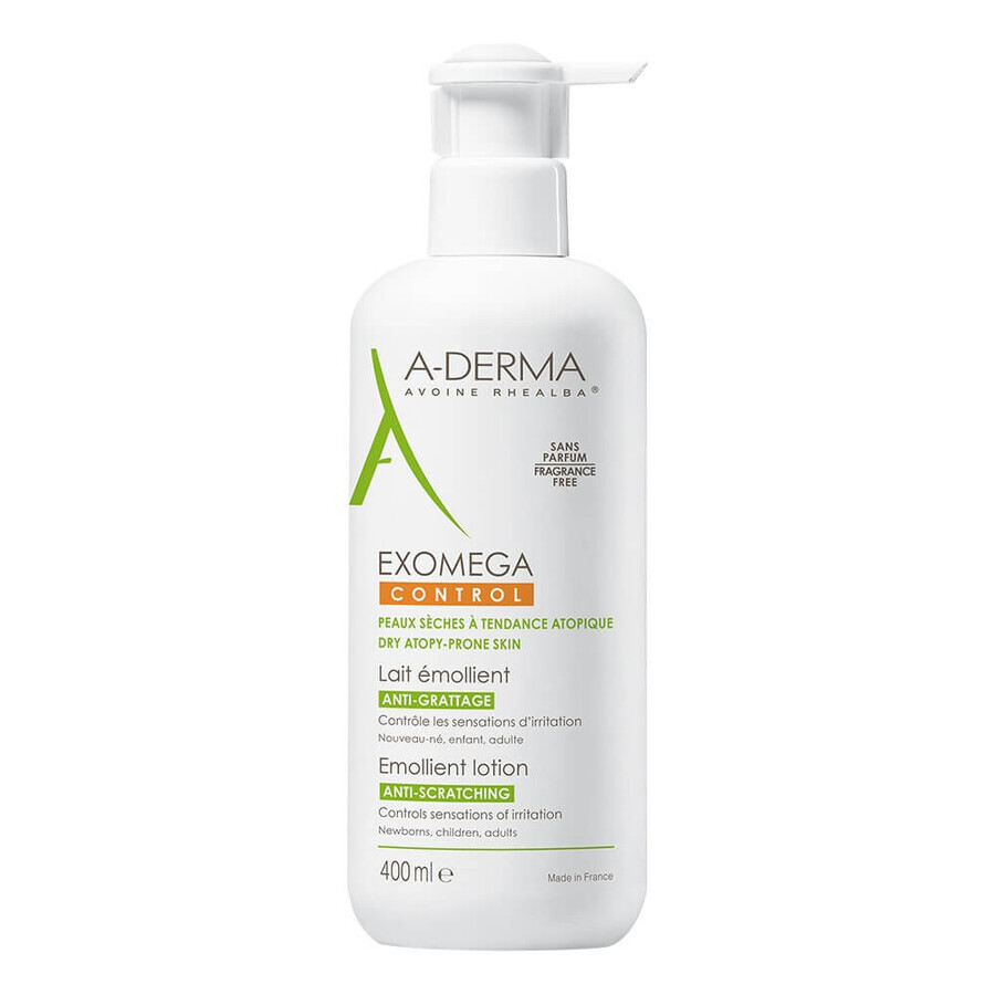 A-Derma Exomega Control Emollient Milk 400ml