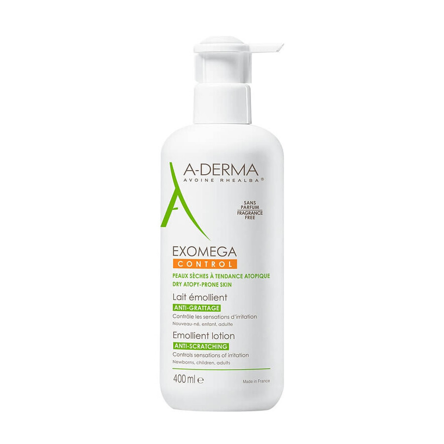 A-Derma Exomega Control Emollient Milk 400ml