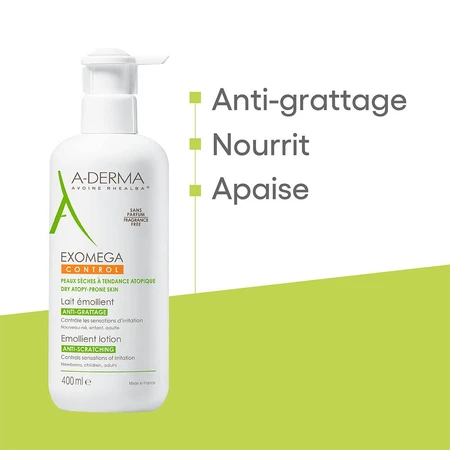 A-Derma Exomega Control Leche Emoliente 400ml
