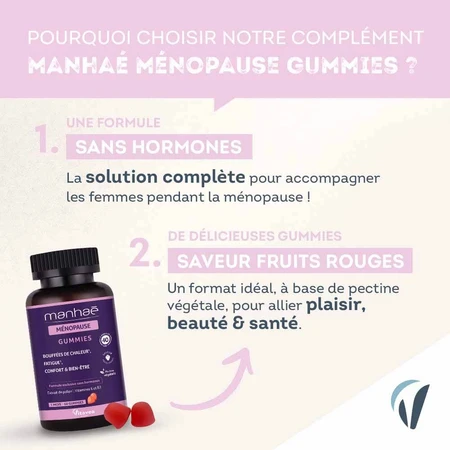 Manhaé Menopause 30 Gummibärchen