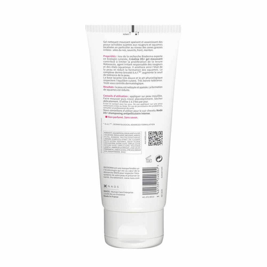 Bioderma Crealine Soothing and Purifying Cleansing Gel Ds+ 200ml Bioderma Crealine Soothing and Purifying Cleansing Gel Ds+ 200ml