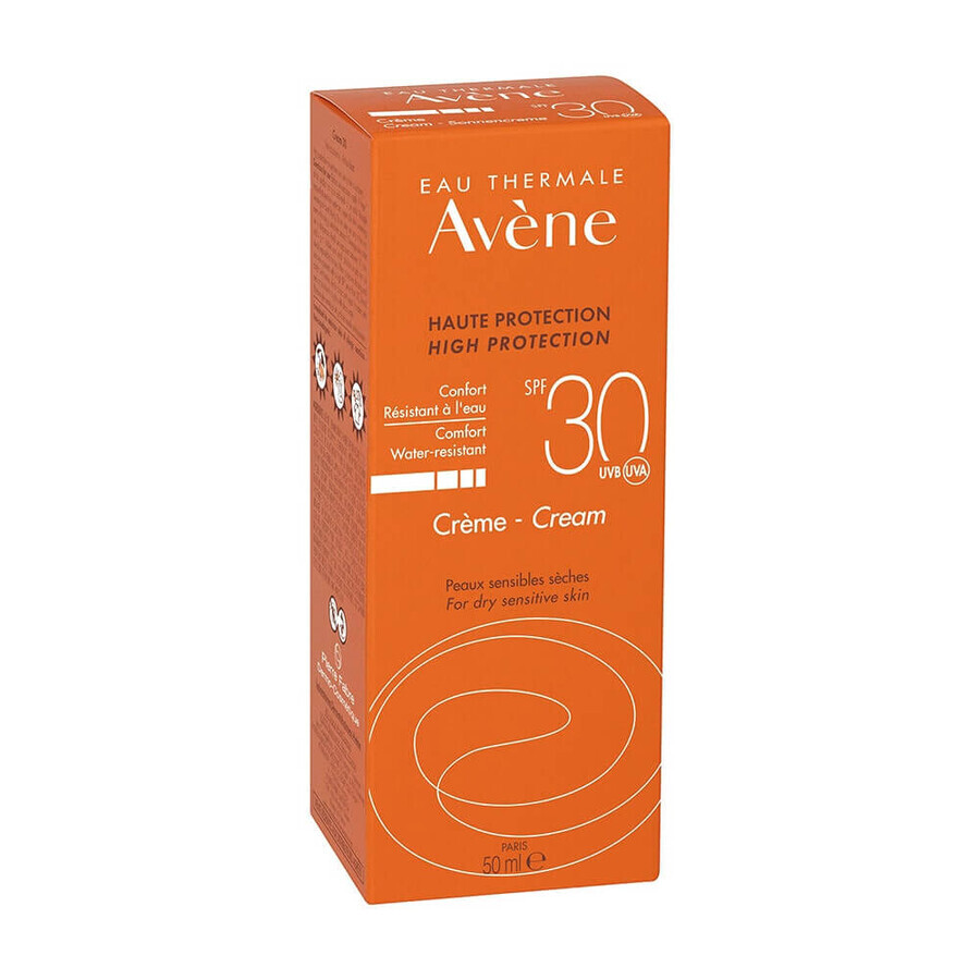 Avène Solari Hoge Bescherming Crème Spf30 Gevoelige en Droge Huid 50ml