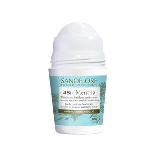 Sanoflore Desodorantes 48h Organic Mentha Desodorante para Mujeres y Hombres 50ml