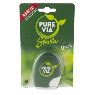 Dispensador Pure Via Stevia 80 comprimidos