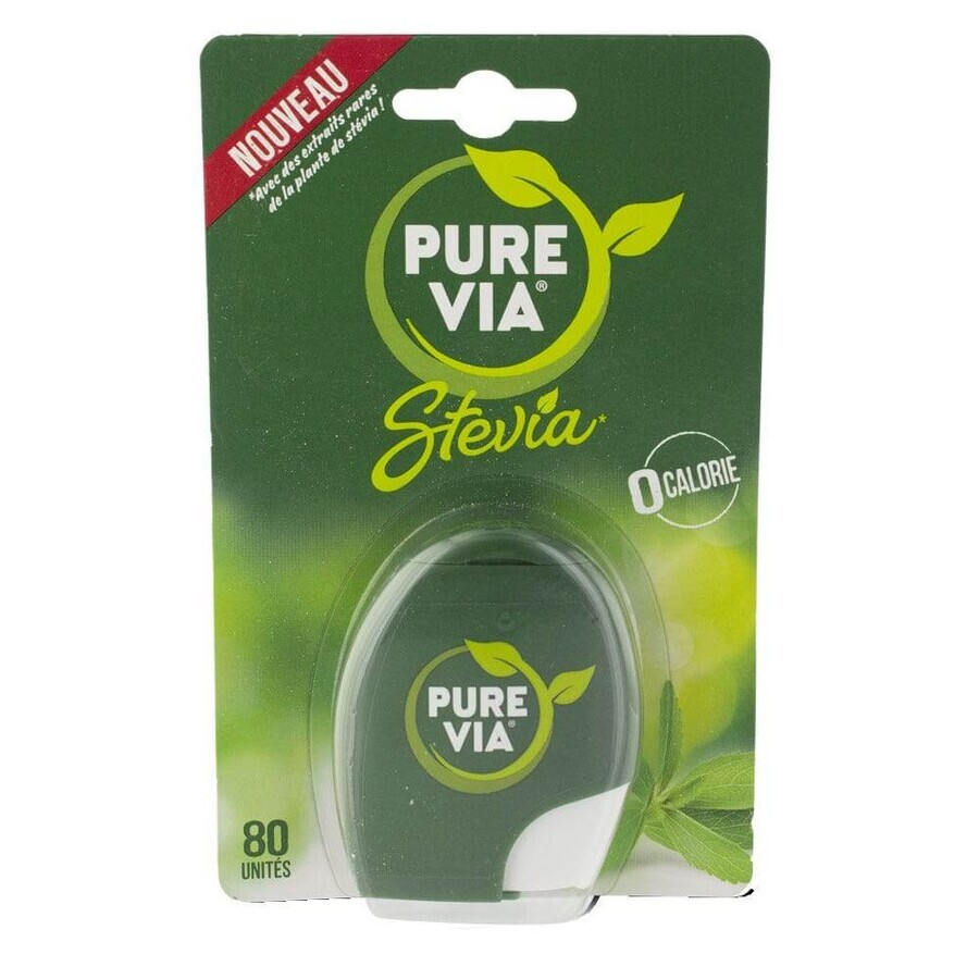 Pure Via Stevia Dispenser 80 Tablets