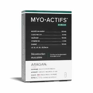 Aragan Synactifs Relajación Muscular Mioactiva 30 cápsulas
