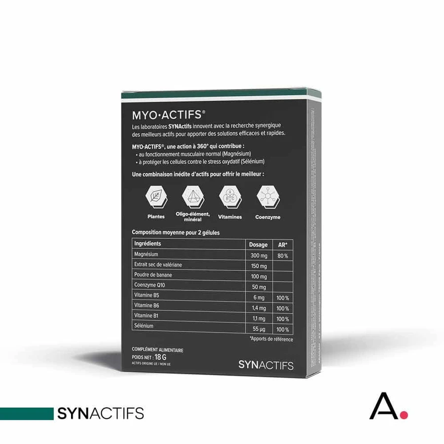 Aragan Synactifs Relajación Muscular Mioactiva 30 cápsulas