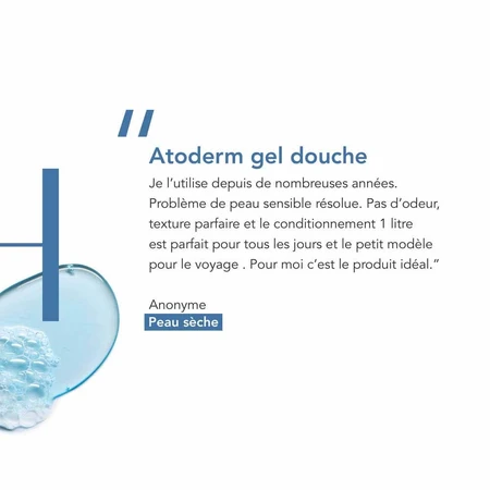 Bioderma Atoderm Gel Limpiador Ultra Suave Piel Sensible Normal a Seca Peaux sensibles 200ml