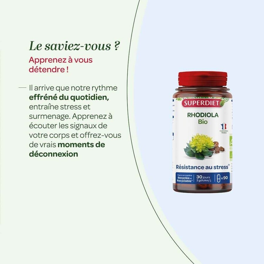 Superdiet Rhodiola 90 Gelules