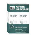 Roc Keops Deodorant Stick Moderate Sweating 2x40ml