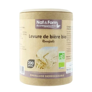 Nat&Form Bio Wiederbelebbare Hefe 200 Kapseln