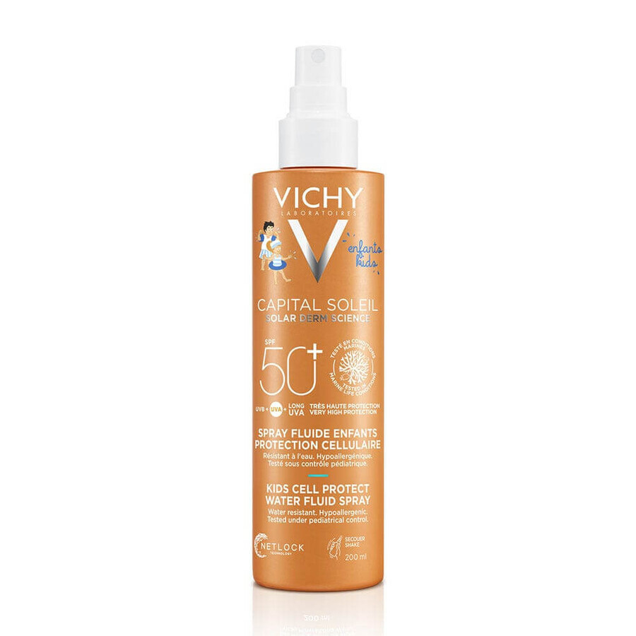 Shop Vichy Capital Soleil Fluid Spray für Kinder SPF50+ 200 ml Vichy Capital Soleil Fluid Spray für Kinder SPF50+ 200 ml