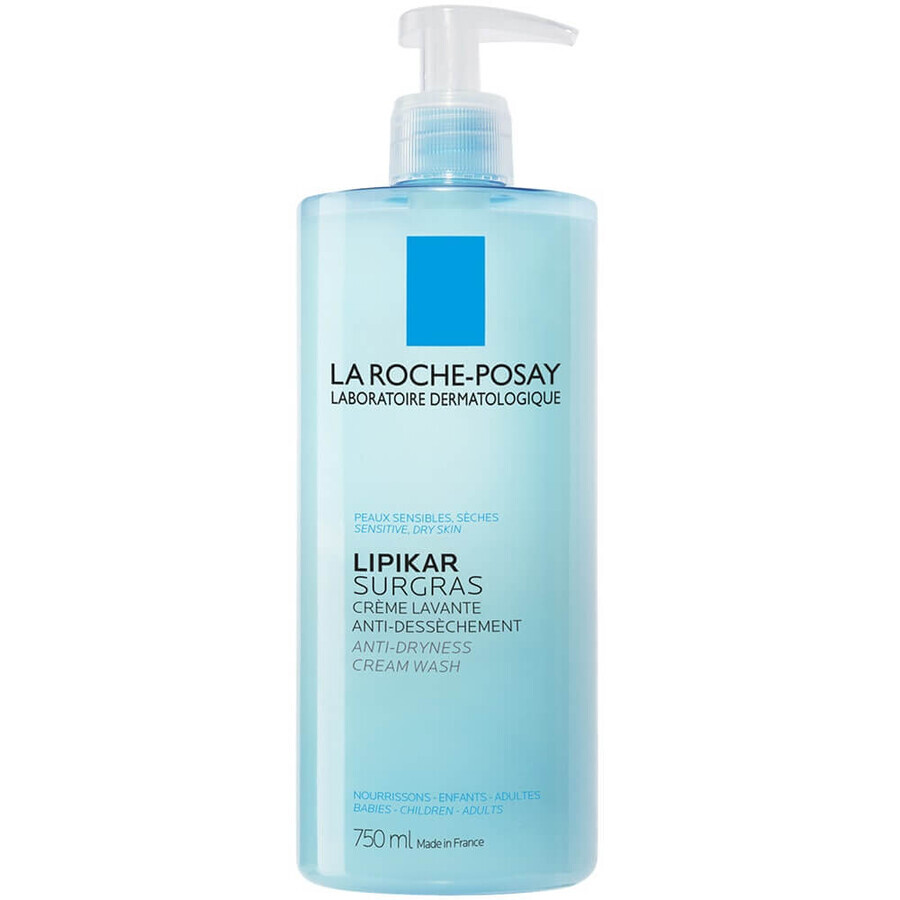 Cumpără La Roche-Posay Lipikar Lipikar Cremă de duș de curățare împotriva uscăciunii pielii uscate 750ml La Roche-Posay Lipikar Lipikar Cremă de duș de curățare împotriva uscăciunii pielii uscate 750ml