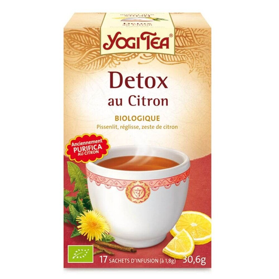 Comprar Yogi Tea Detox Limón 17 Bolsitas Yogi Tea Detox Limón 17 Bolsitas
