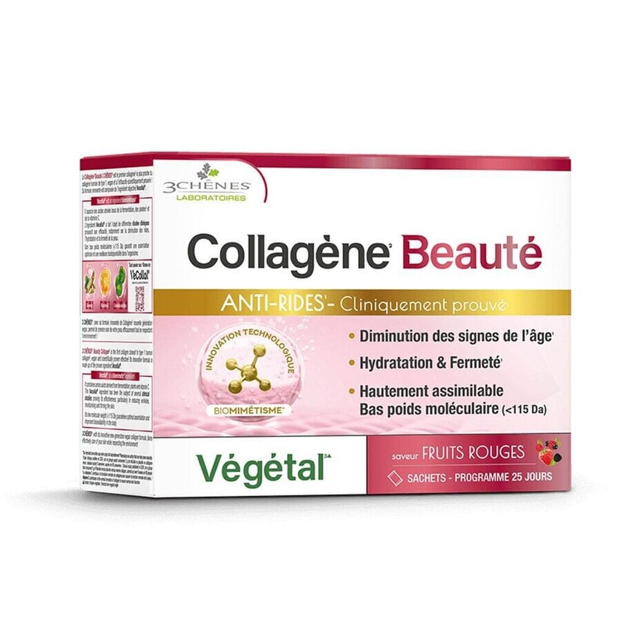 3 Chênes Collagène beauté Anti-rides 25 sachets