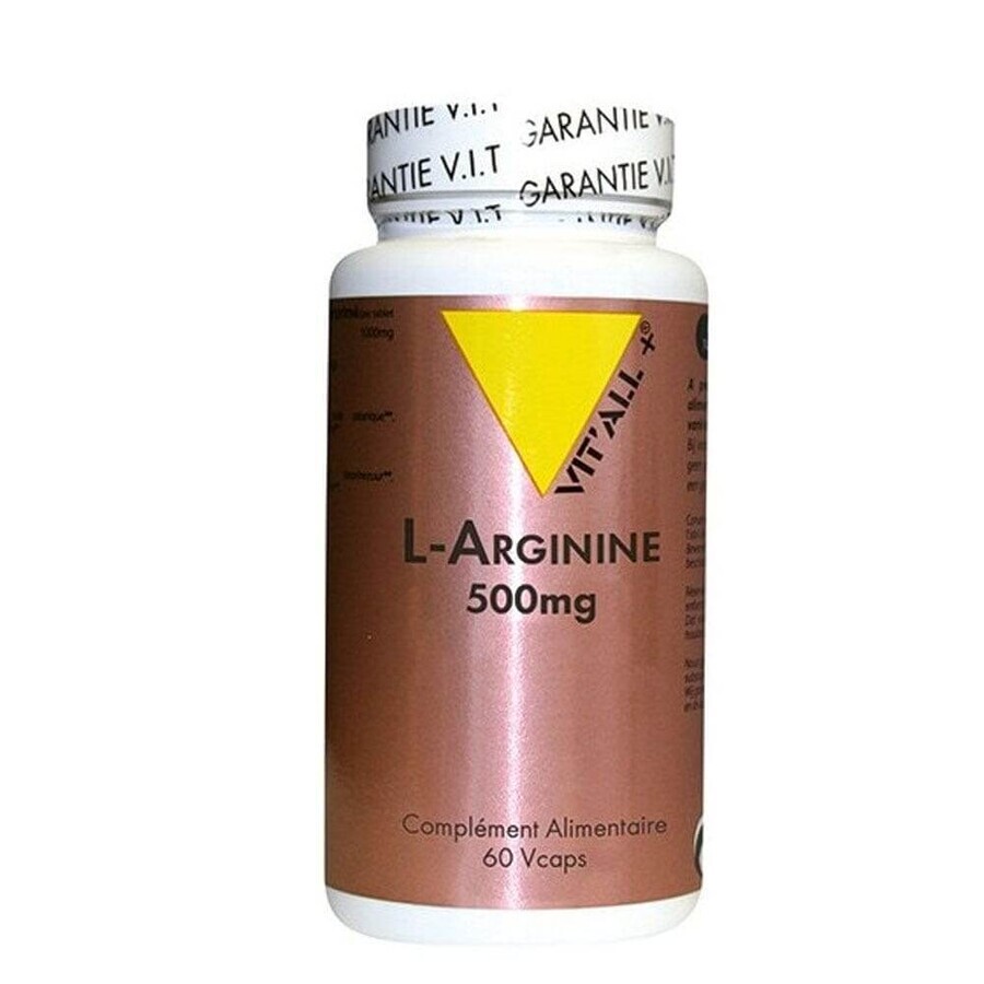 Vit'All+ El aminoácido L-arginina 500 mg 60 cápsulas