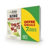 Arkopharma Azinc Acerola 1000 Vitamin C 2 Boxes of 30 Chewable Tablets