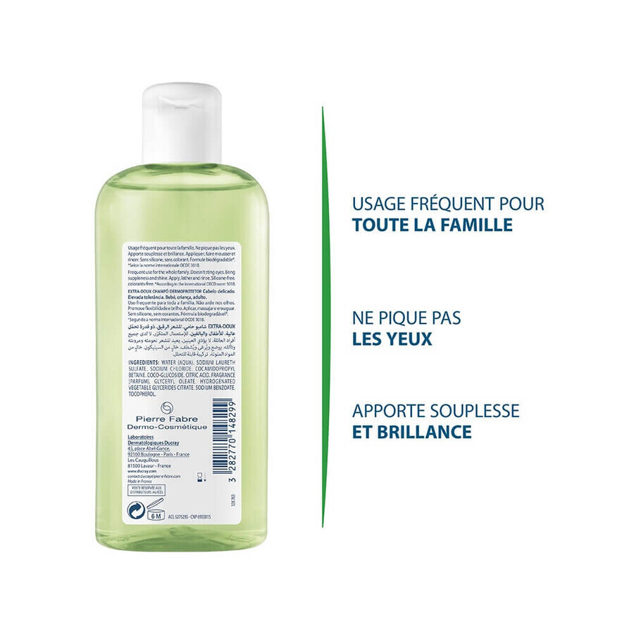 Ducray Extra-delicate Dermo-protective Shampoo Extra gentle For the whole family 200ml