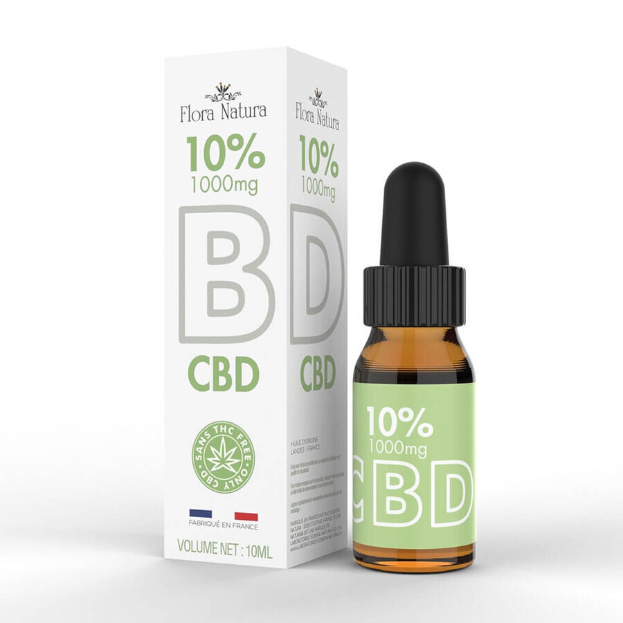 Flora Natura 10% CBD aceite Limón 10ml