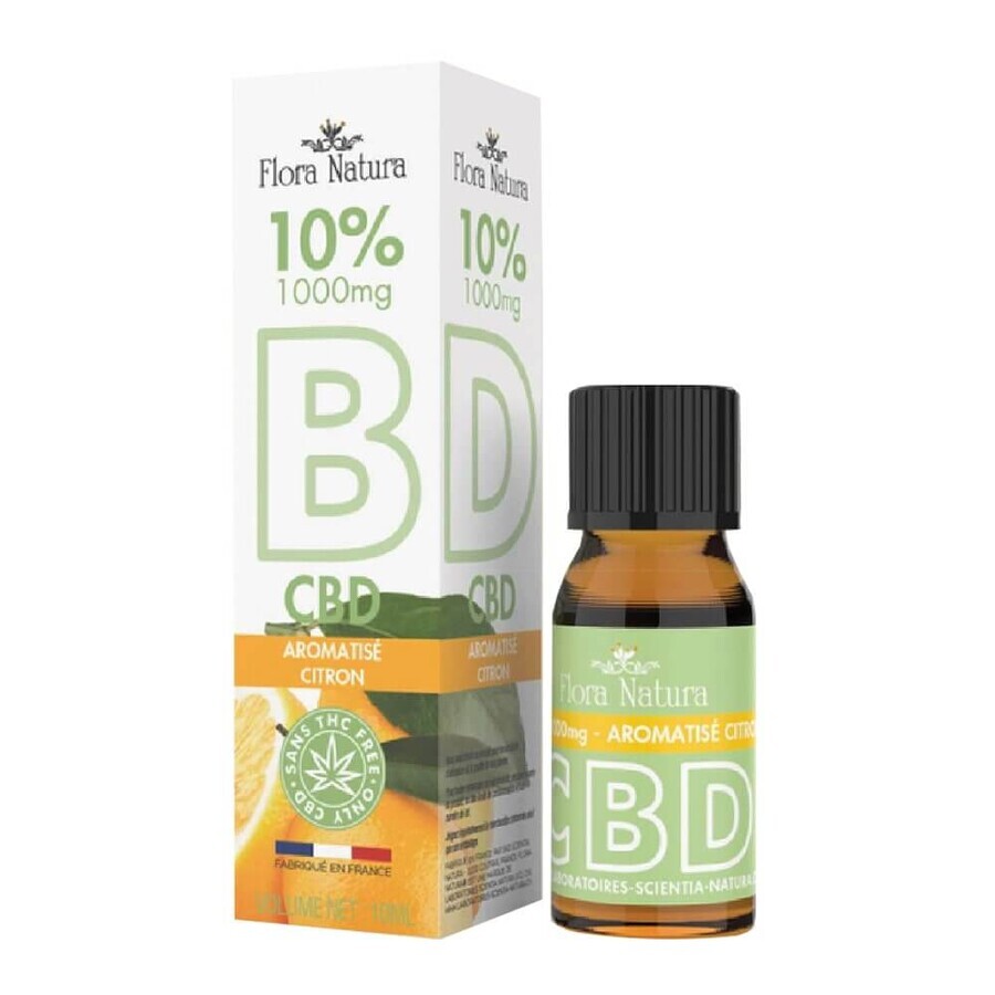 Flora Natura 10% CBD aceite Limón 10ml