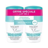 Vichy Deodorant Antiperspirant Anti-Trace Roll-on 2x50 ml