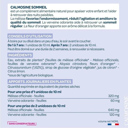 Calmosine Sueño para una noche tranquila 14 Dosis
