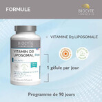Biocyte Vitamins D3 Liposomal 90 Gélules Biocyte Vitamins D3 Liposomal 90 Gélules