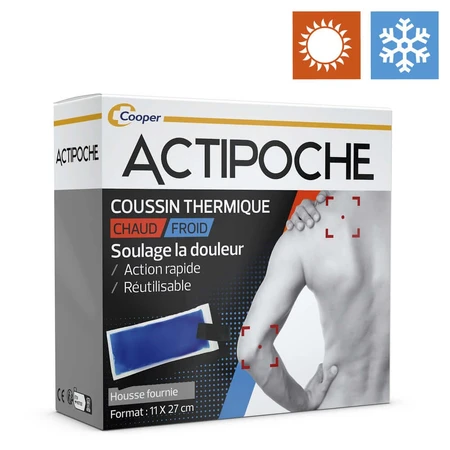 Actipoche Chaud Froid Coussin Thermique 11x27cm