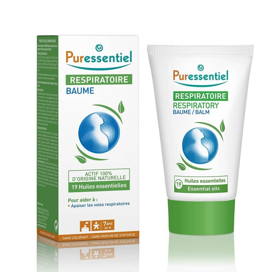 Puressentiel Breathing Balsam with 19 Essential Oils Breathing 50ml