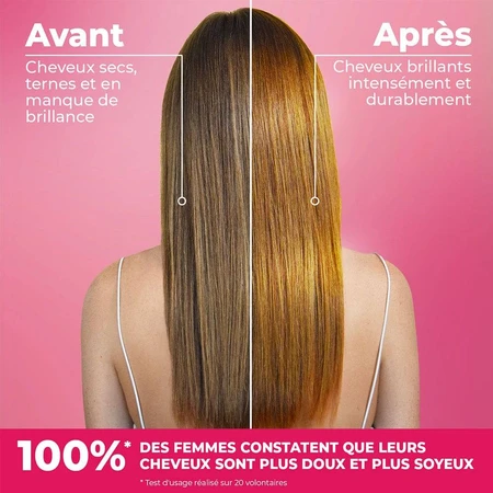 Energie Fruit Gloss Cherry 2 en 1 Masque & Démêlant Brillance Intense Cheveux Ternes, Colorés 200 ml