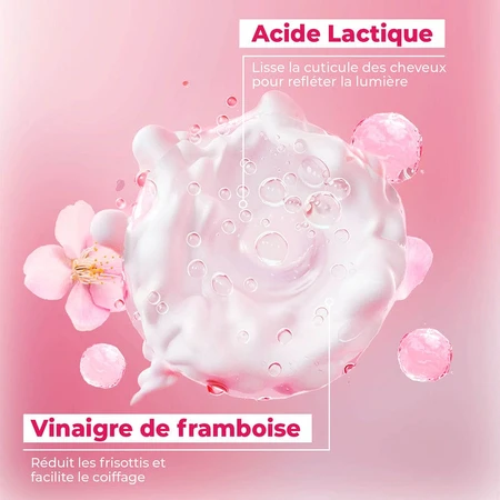 Energie Fruit Gloss Cherry 2 en 1 Masque & Démêlant Brillance Intense Cheveux Ternes, Colorés 200 ml