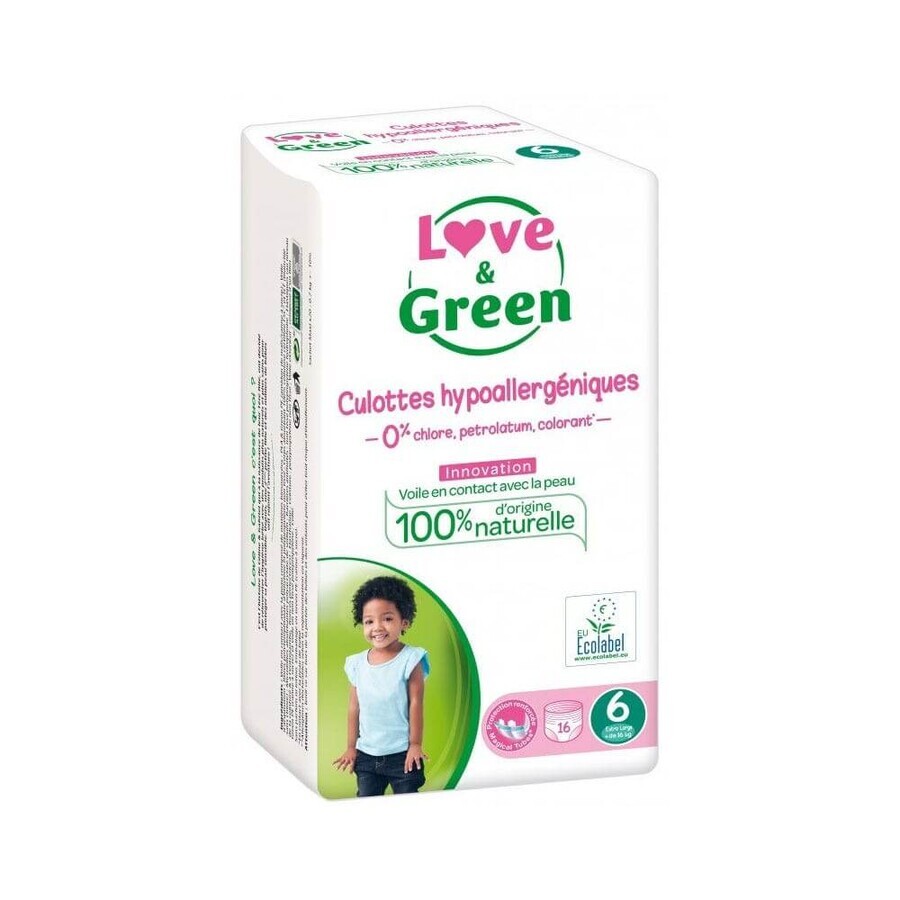 Love&Green Hypoallergene slips XL + meer dan 16 kg x16