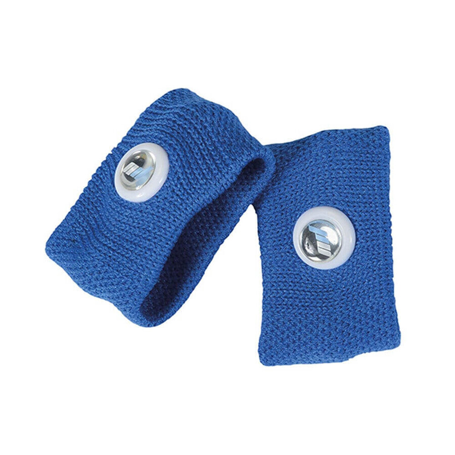 Pharmavoyage Volwassen anti-misselijkheid armbanden Groot blauw paar
