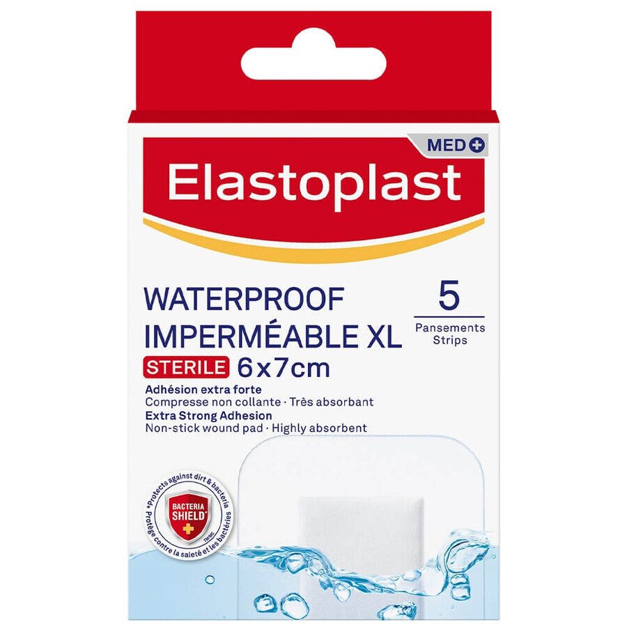 Elastoplast Pansements Waterproof XL x5